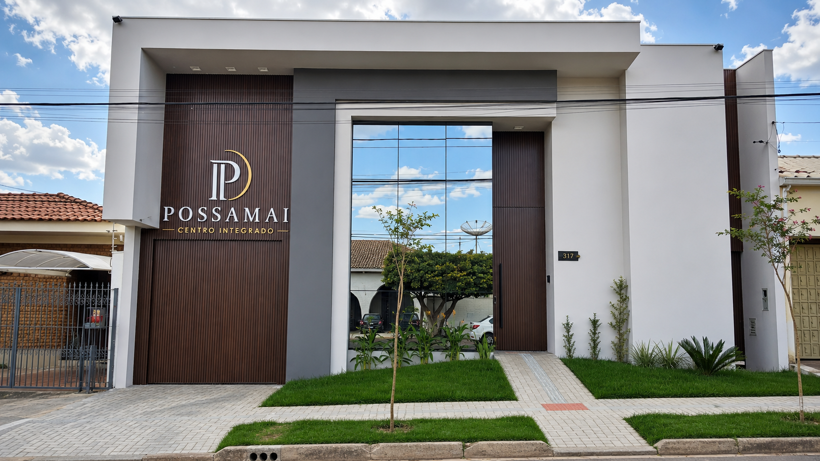 Fachada do Possamai Centro Integrado em Rondonópolis